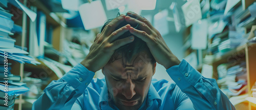Mental health issues from work-related stress and duties.