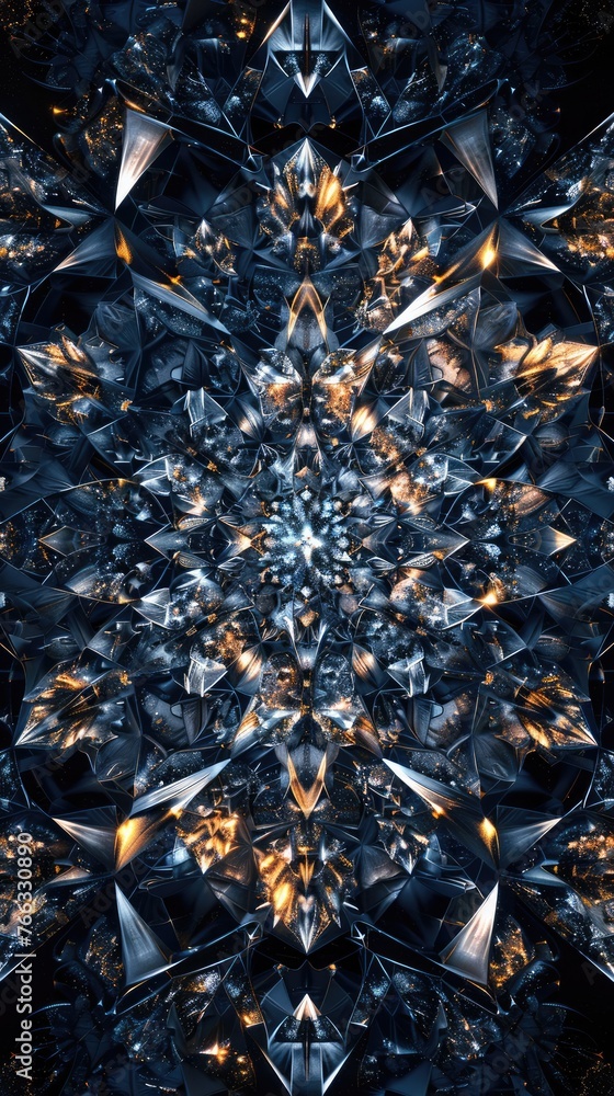 Elegant luxury kaleidoscopic abstract background Elegant luxury kaleidoscopic abstract background