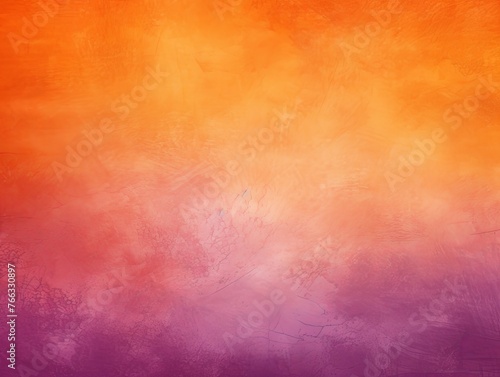 Orange purple red, a rough abstract retro vibe background template or spray texture color gradient