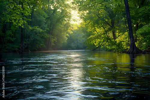 Morning River
