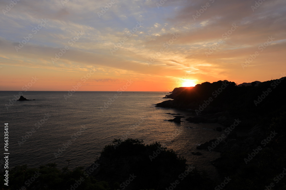 朝日の浦富海岸