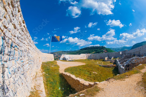 Fort in Sarajevo - Bosnia and Herzegovina - architecture travel background photo