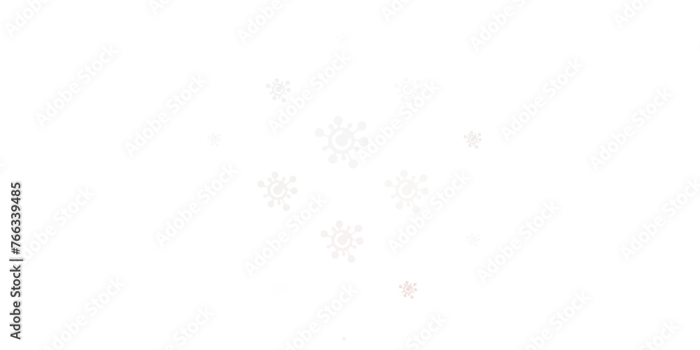 Light Pink, Green vector pattern with coronavirus elements. Light Pink, Green vector pattern with coronavirus elements.