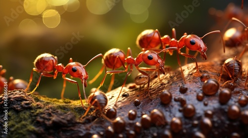 Fire ants UHD wallpaper photo