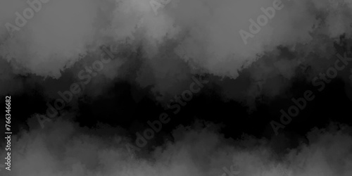 Abstract background with dark gray watercolor texture .white smoke vape dark gray rain cloud and mist or smog fog exploding canvas background .hand painted vector illustration with watercolor design . photo