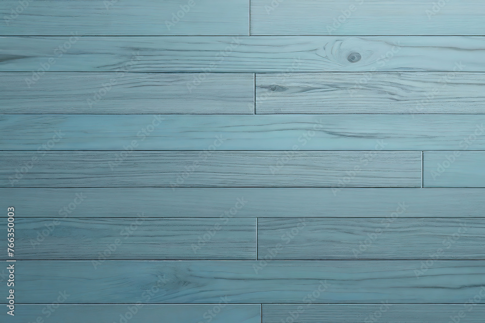Fototapeta premium Blue and grey parquet laminate wood wall wooden plank board texture background with grains and structures