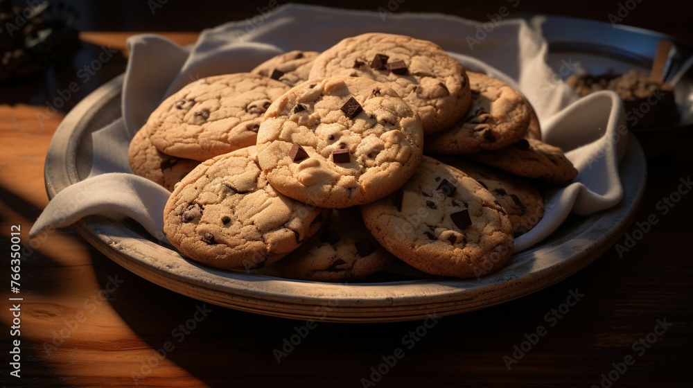 Cookies in the plate UHD wallpaper Cookies in the plate UHD wallpaper