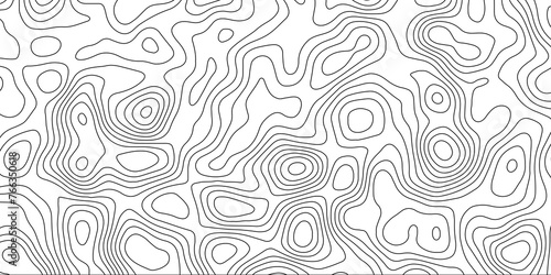 Abstract white topography vector background. Topography map art curve drawing. The concept of conditional geographical pattern and topography. Vector illustration.