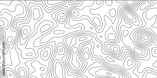 Abstract white topography vector background. Topography map art curve drawing. The concept of conditional geographical pattern and topography. Vector illustration.