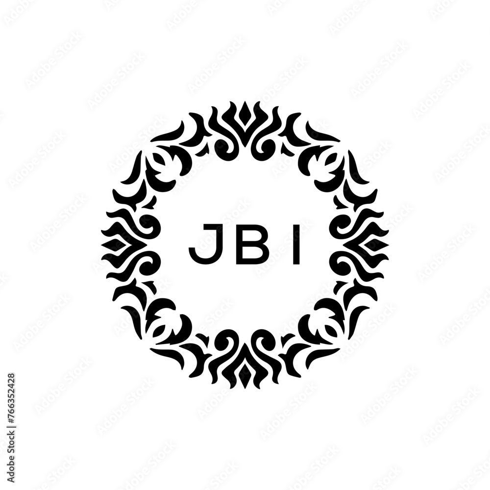 JBI  logo design template vector. JBI Business abstract connection vector logo. JBI icon circle logotype.
