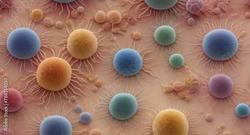 bacteria background © Jayk