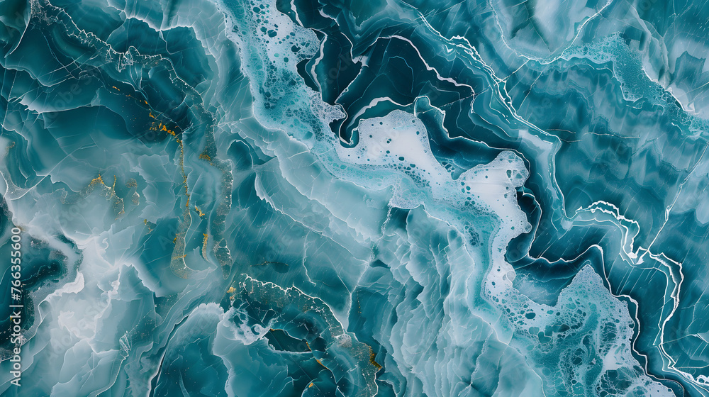 Beautiful abstract background. Golden and turquoise mixed acrylic paints. Marble texture Beautiful abstract background. Golden and turquoise mixed acrylic paints. Marble texture
