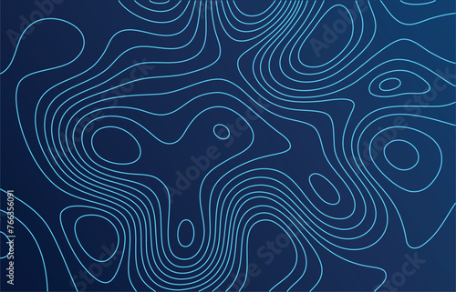 Wallpaper Mural Abstract flowing liquid line III Torontodigital.ca