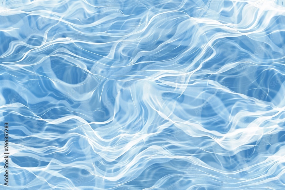 Waves create a marbleized pattern, flowing freely against the backdrop.