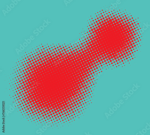 Wallpaper Mural Halftone gradient metaball Torontodigital.ca