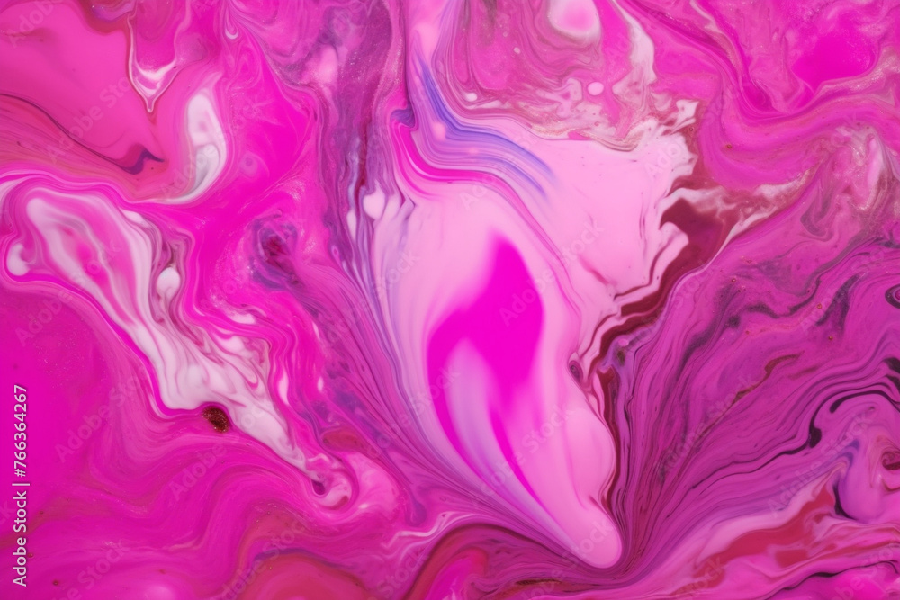 abstract pink paint with waves background, created using generative AI tools
