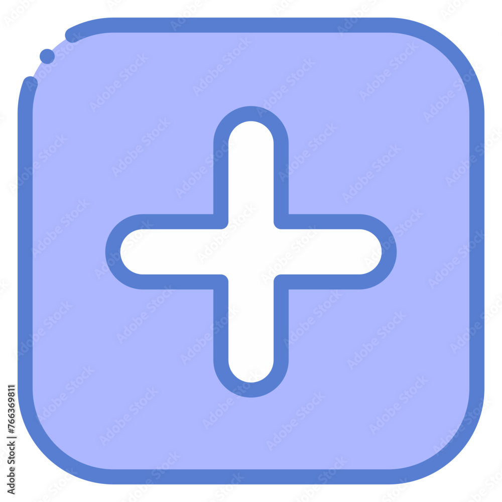Fototapeta premium add icon