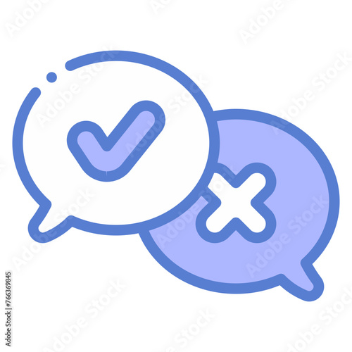 disagreement icon
