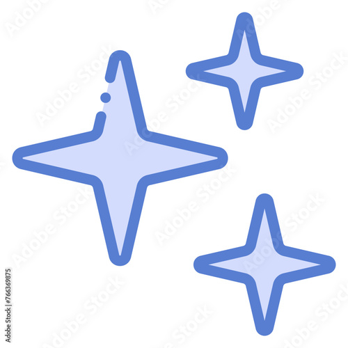 glowing stars icon