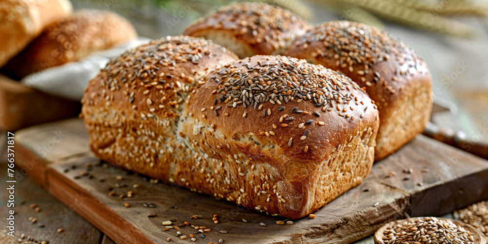 Homemade spelled bread.