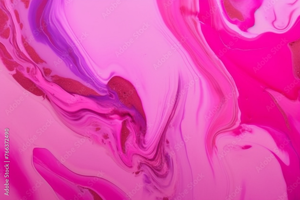 abstract paint with waves pink background, created using generative AI tools