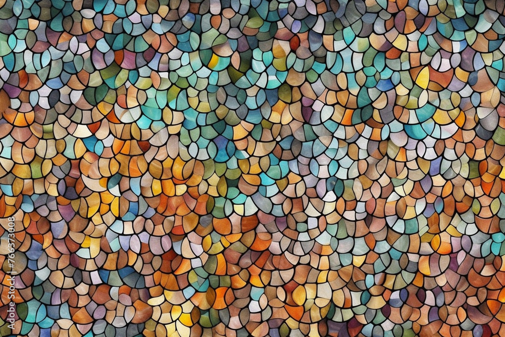 mosaic colorful background, created using generative AI tools mosaic colorful background, created using generative AI tools