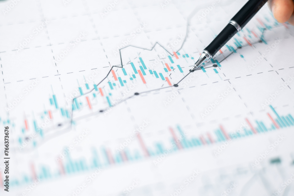 Showing business and financial report. Business chart showing financial success at the stock market, business and finance concept. calculators on financial statements. Showing business and financial report. Business chart showing financial success at the stock market, business and finance concept. calculators on financial statements.