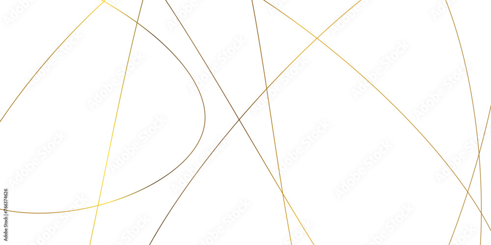 Abstract golden diagonal lines and luxury elegant pattern background .random chaotic line and creative geometric shape background .modern technology premium line on transparent background . - obrazy, fototapety, plakaty 