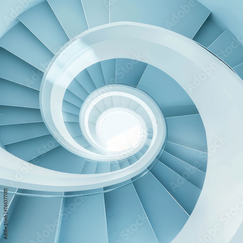 Spiral staircase Modern Architecture detail Abstract Background 