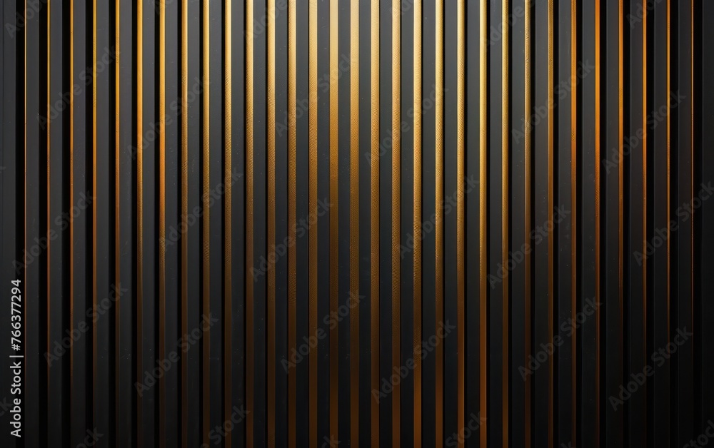 Obraz premium Luxurious black and gold background with minimalist golden lines pattern