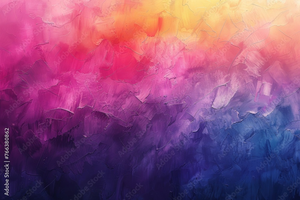 Bright and Bold Colorful Canvas. Modern Abstract Art Background. Created by Generative AI. - obrazy, fototapety, plakaty 