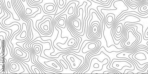 Abstract white topography vector background. Topography map art curve drawing. The concept of conditional geographical pattern and topography. Vector illustration.