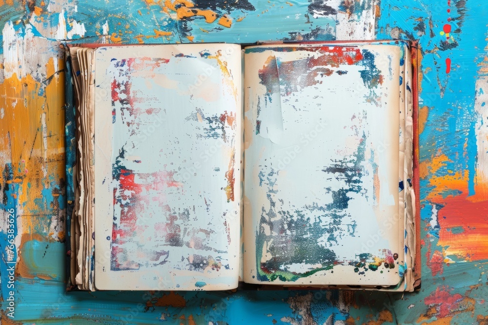 Original sentence This art catalog features stunning paintings from