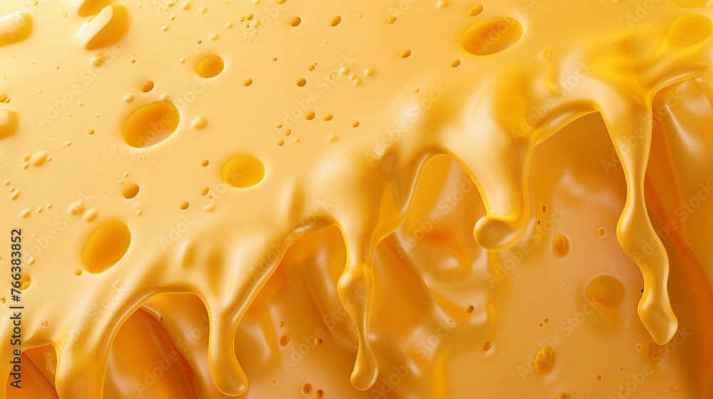 Close-up texture of melted caramel or honey with glossy reflections and bubbles, suitable for a sweet food concept or culinary background Close-up texture of melted caramel or honey with glossy reflections and bubbles, suitable for a sweet food concept or culinary background