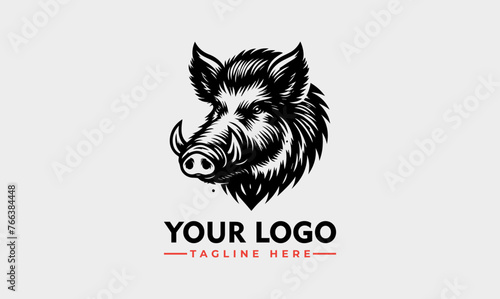 A pig's head with a tagline that says Boar head in the bottom right corner