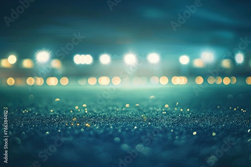 light grass stadium night background
