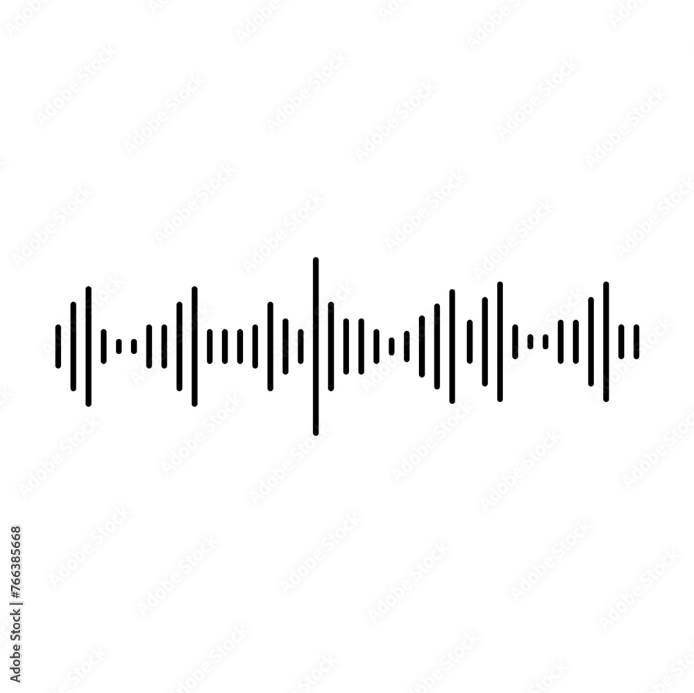 Equalizer wave icon. EQ Vector Illustration. Equalizer wave icon. EQ Vector Illustration.