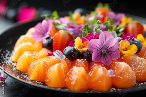 Avant-garde,  gourmet and creative cuisine with exotic fruits