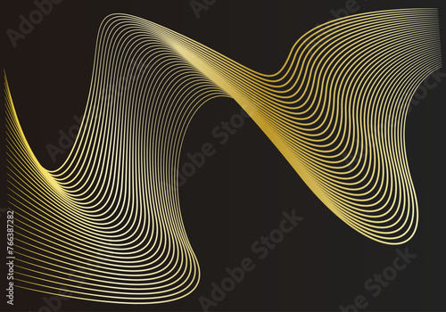 Fondo de malla dorada y elegante sobre fondo negro.