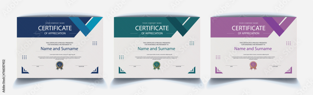 Obraz premium Certificate Design 