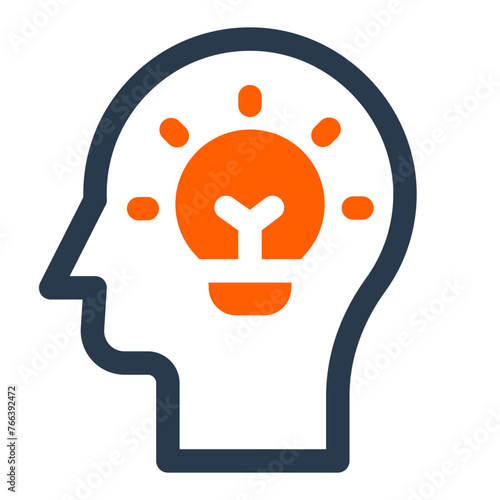 Creative Idea Generation Session in The Boardroom Vector Icon Illustration