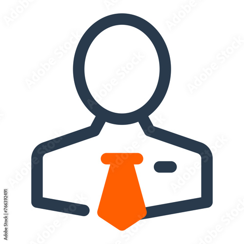 Chief Executive Officer Address in The Boardroom Vector Icon Illustration