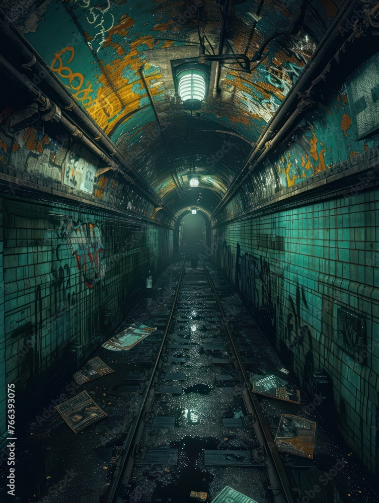 Abandoned subway station Abandoned subway station