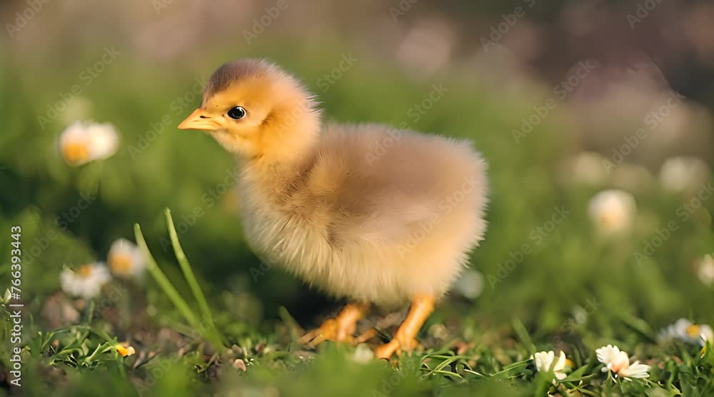 baby chicken in the grass baby chicken in the grass