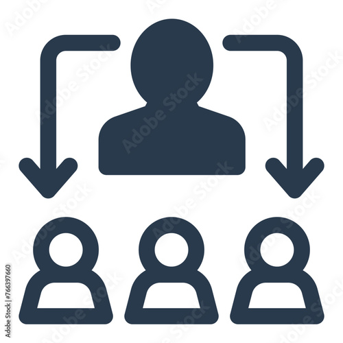 Annual General Assembly Meeting in The Boardroom Vector Icon Illustration