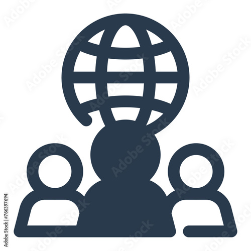 Governance and Compliance Review in The Boardroom Vector Icon Illustration