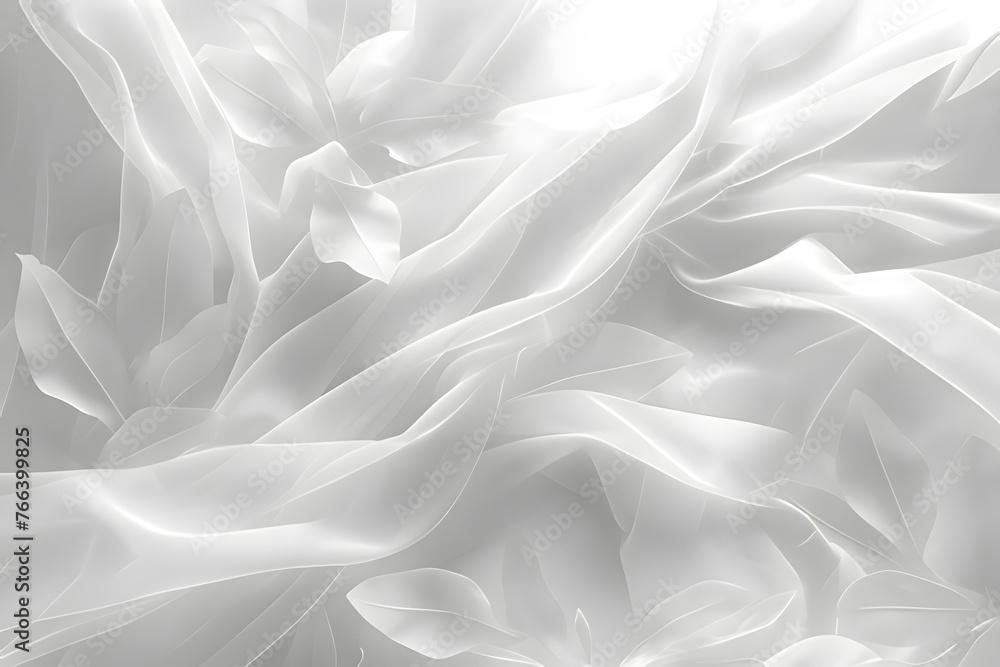 Obraz premium white satin background. Generative AI
