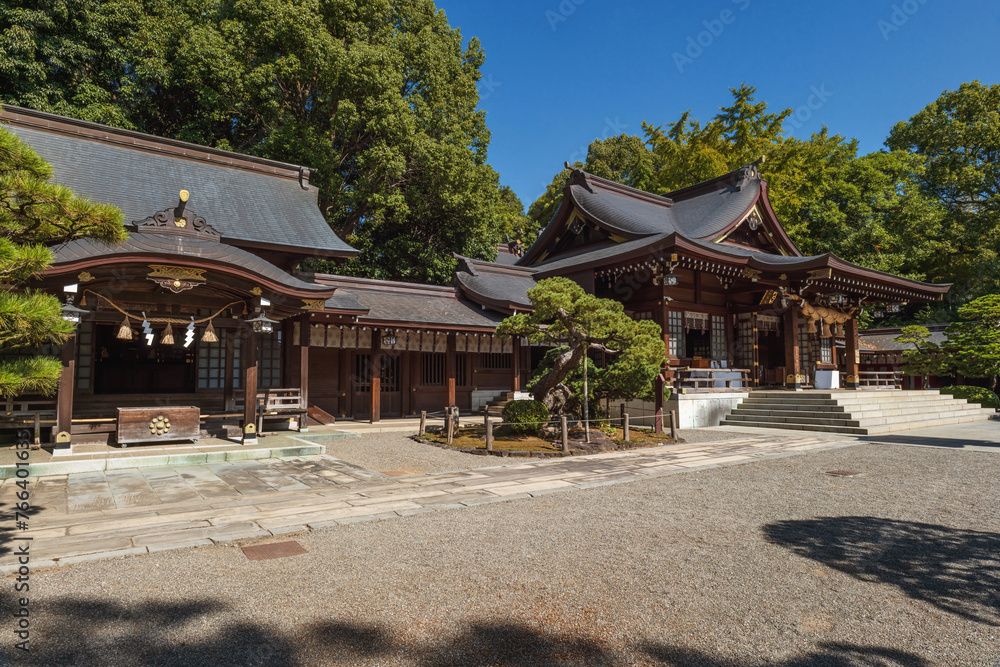 熊本 水前寺公園 出水神社 熊本 水前寺公園 出水神社