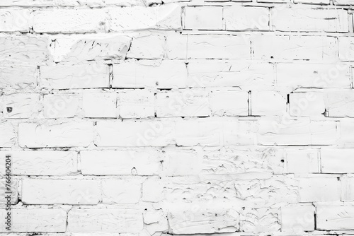 White brick wall antique texture background. 