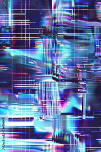 Abstract background, pattern of a digital glitch.